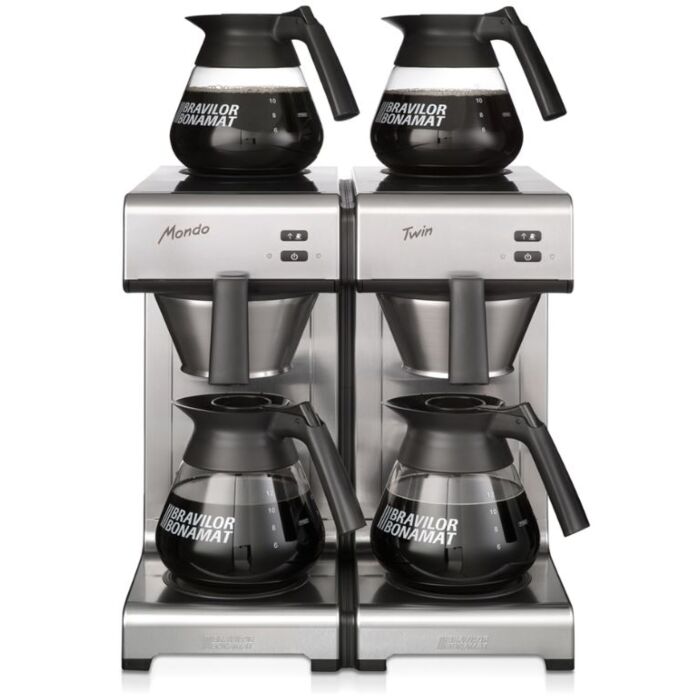 Koffiezetapparaat Bravilor, Mondo Twin, 400V, 4280W, 404x406x(H)446mm