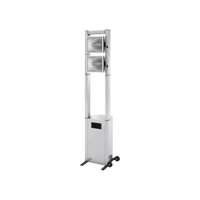 Horeca terrasverwarmer Proline, 2x2 kW, RVS