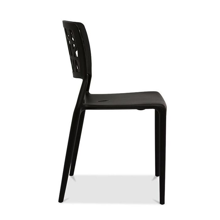 Horeca terrasstoel Webb chair PP Black, vanaf 4 stuks