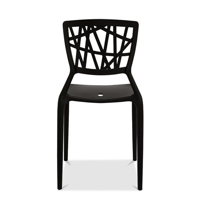 Horeca terrasstoel Webb chair PP Black, vanaf 4 stuks