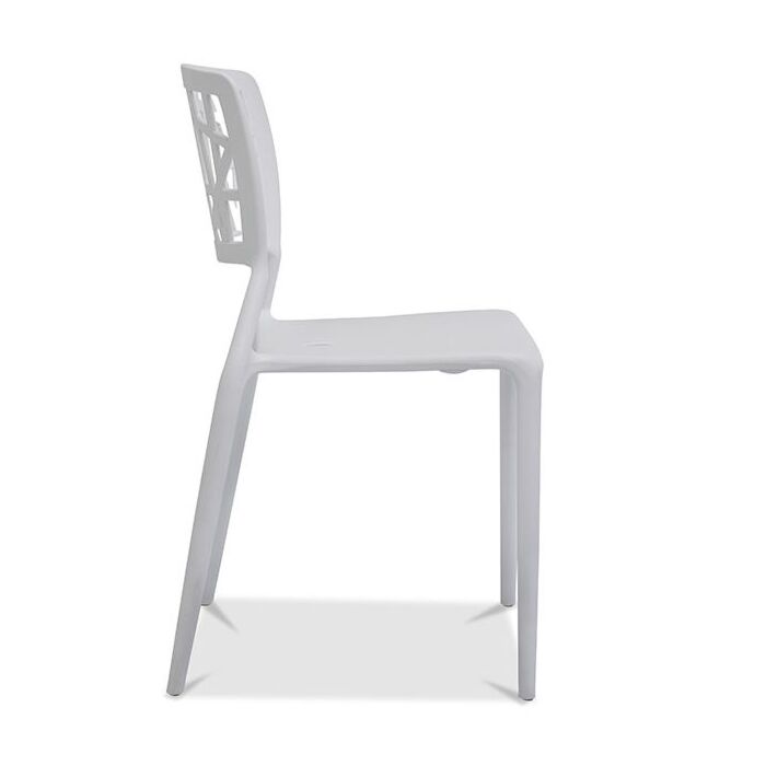 Horeca terrasstoel Webb chair PP White, vanaf 4 stuks