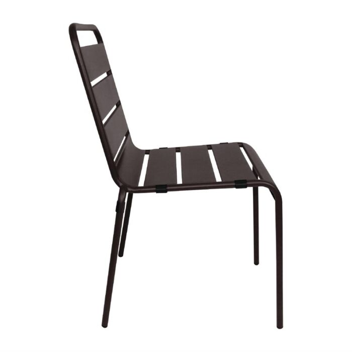 Bolero stalen stoel zwart, 83(h) x 47(b) x 57(d)cm