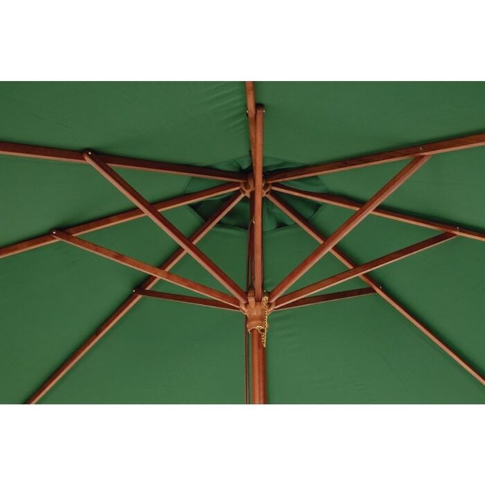 Parasol Bolero, rond, Groen, 3 meter