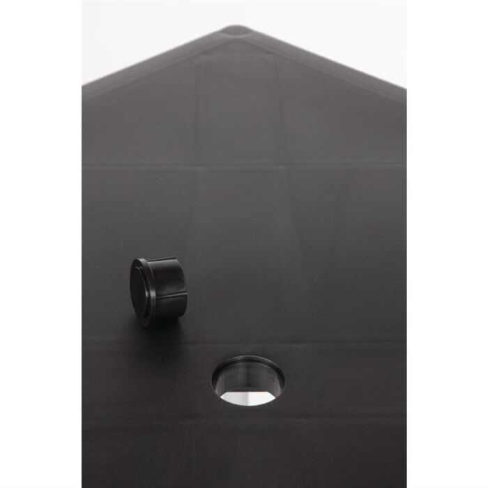Tafel Bolero, weerbestendig, vierkant, zwart, 72(h)x75(b)x75(d)cm