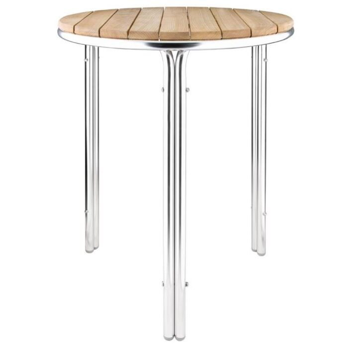 Stapelbare tafel Bolero, rond, essenhout, 72(h)xØ60cm, GL981