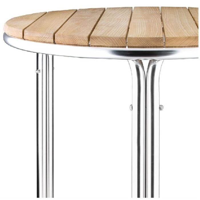 Stapelbare tafel Bolero, rond, essenhout, 72(h)xØ60cm, GL981