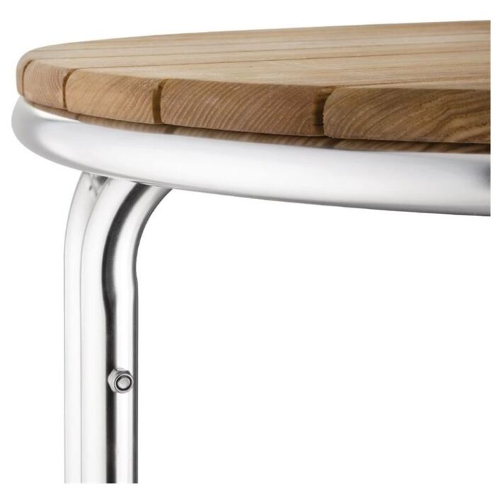 Stapelbare tafel Bolero, rond, essenhout, 72(h)xØ60cm, GL981