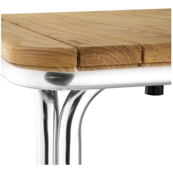 Stapelbare tafel Bolero, vierkant, essenhout, 72(h)x70(b)x70(d)cm, GL982