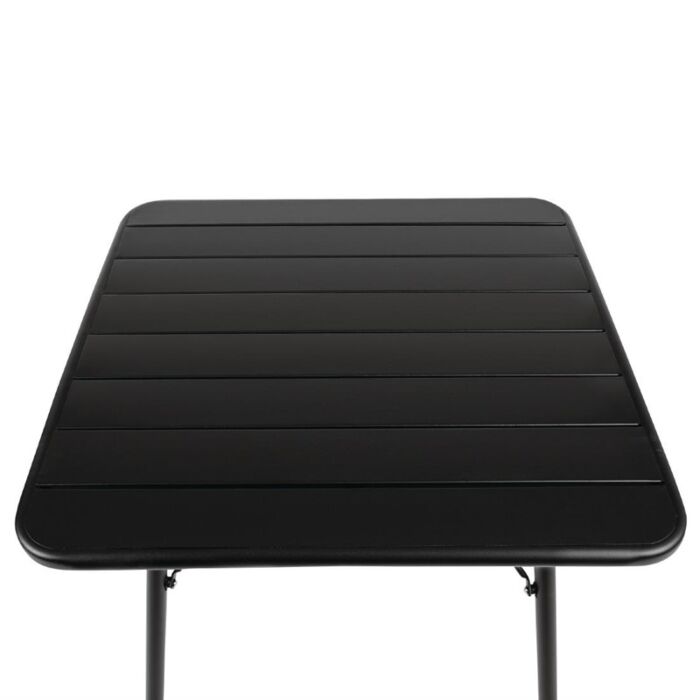 Bolero vierkante stalen tafel zwart 70cm, 71(h) x 70(b) x 70(d)cm