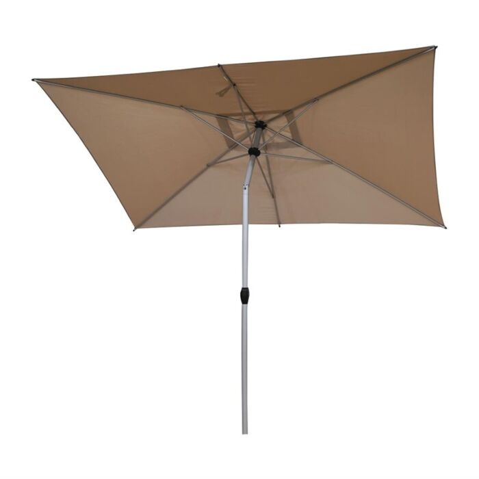 Sorara Lyon parasol rechthoekig 200x300cm zandkleur