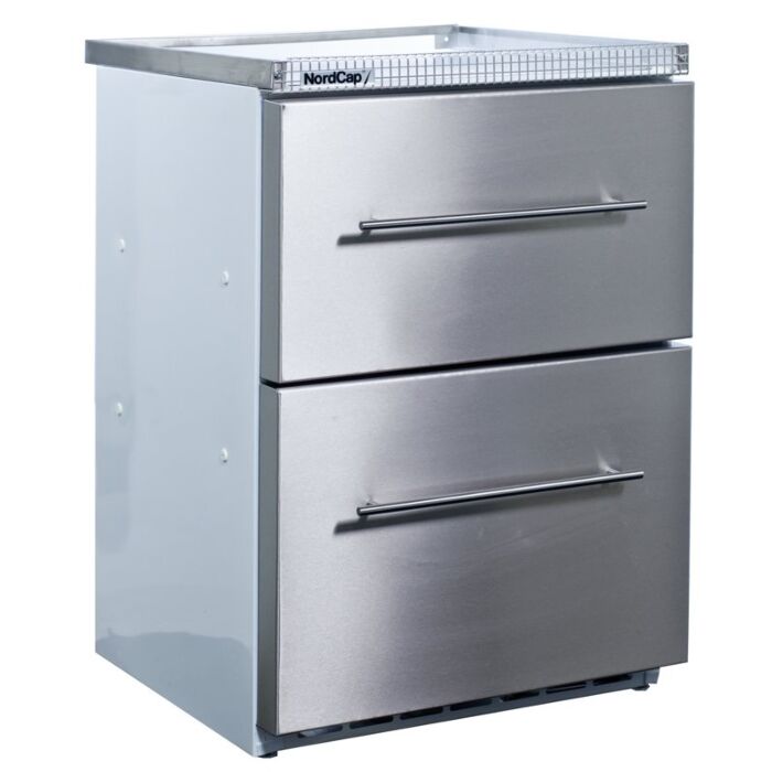 Koelkast Nordcap 2 lades, 180L, 60(B) X 85(H) X 63(D), 230V/100W