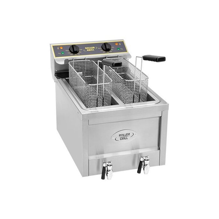 Friteuse 2x 8Liter, Roller Grill, 230V - 2x3000W, 304111