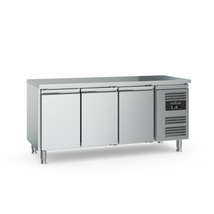 Ecofrost 700 Koelwerkbank 3 Deurs, 417L ,180Bx85Hx70D, 230W/230V