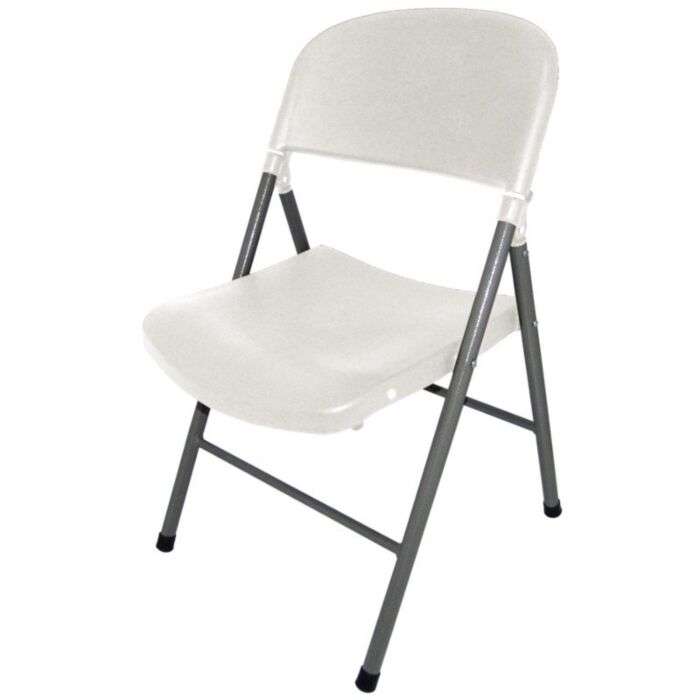Inklapbare stoelen Bolero, weerbestendig, wit, 2 stuks