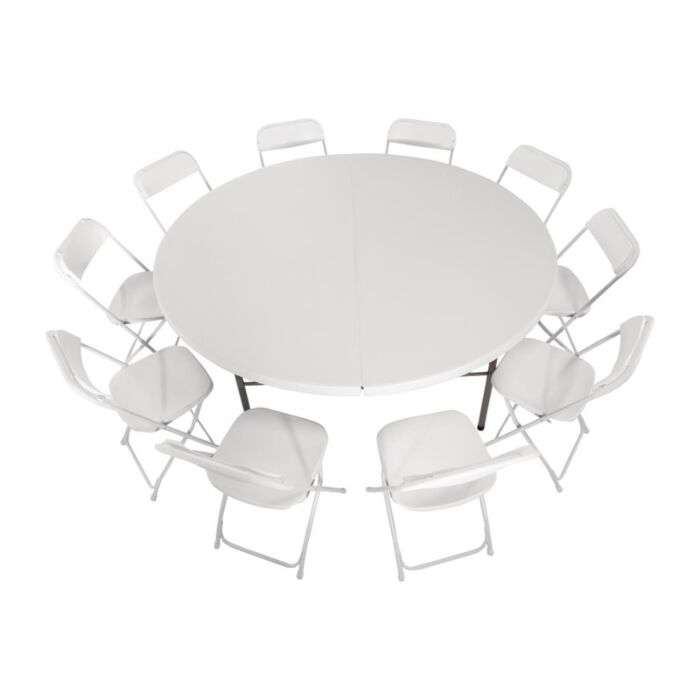 Bolero inklapbare ronde tafel 183cm, 74(h) x 183(Ø)cm