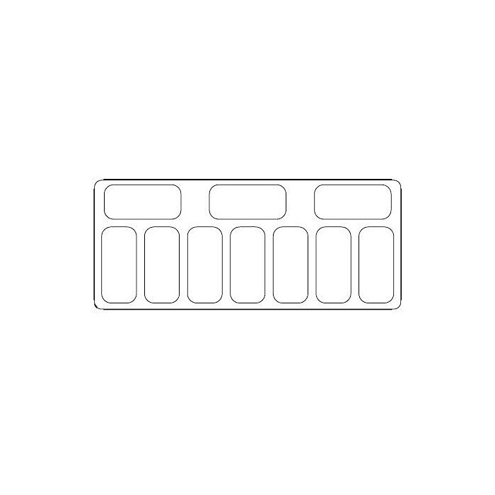 SCHEPIJSVITRINE CURACAO 10X 5 LTR