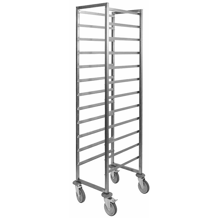 Regaalwagen Combisteel, voor 18xGN1/1, 38,5(b)x53(d)x170(h)