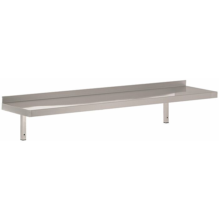 RVS Wandschap Combisteel, 240 x 30 cm, Compleet