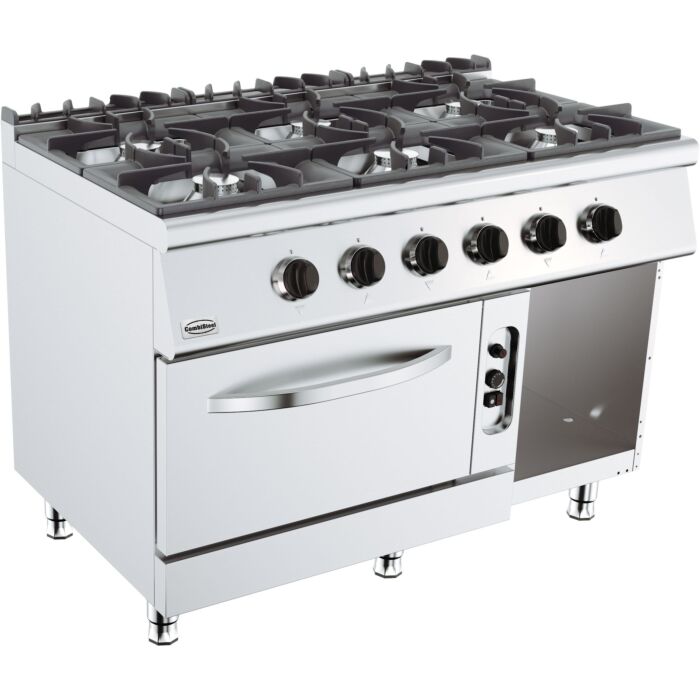 BASE 700 GASFORNUIS 6 BR. MET GASOVEN, Combisteel, 7178.0420
