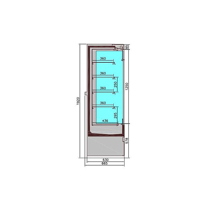 WANDKOELING JAMIE 1.5, Combisteel, 7350.0040