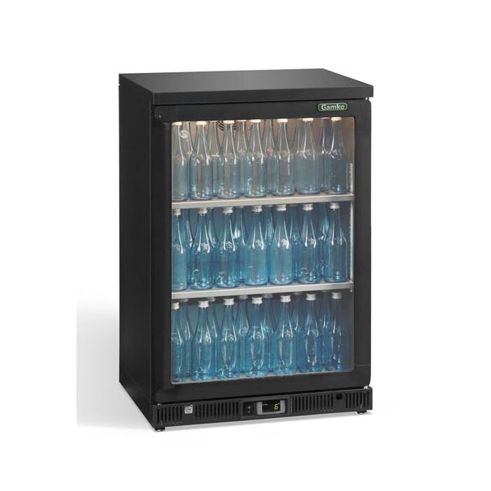 Flessenkoeling 1-Deurs (Rechtsdraaiend), Antraciet, Gamko LG3/150R, 140L, 602x536x840/850mm