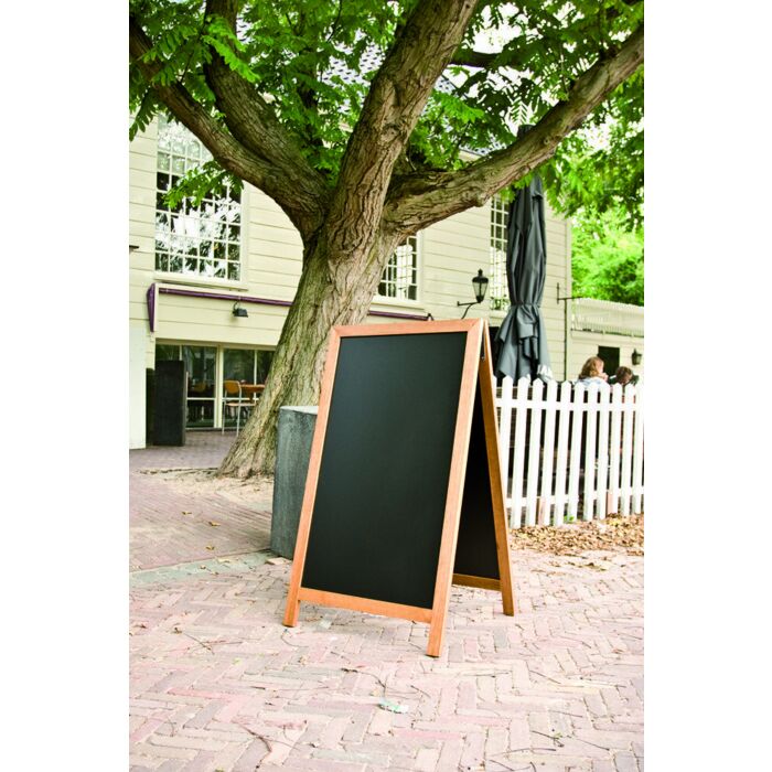 Stoepbord Teak, 17kg, 125x70cm, Securit