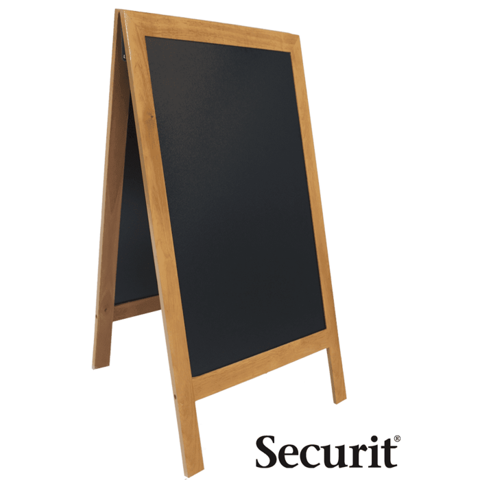 Stoepbord Teak, 17kg, 125x70cm, Securit