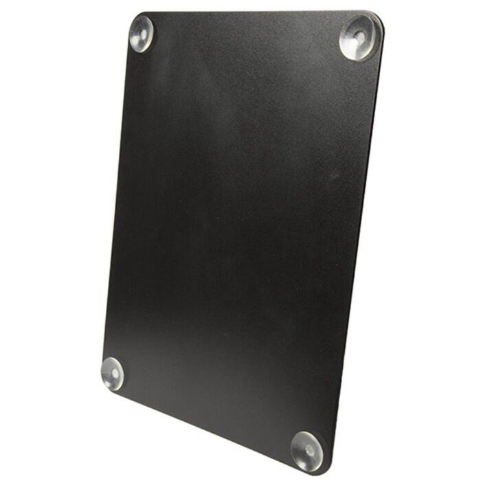 Raamkrijtbord Securit, Zwart, 27x36 cm, incl zuignappen