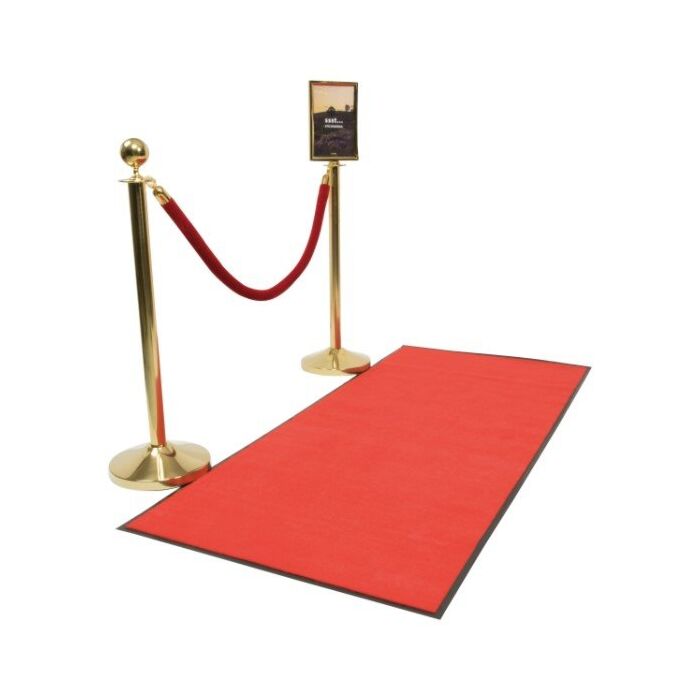 Rode loper tapijt, Rood, Securit, 200x90cm weerbestendig