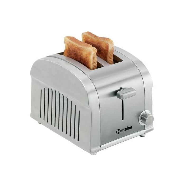 Bartscher Toaster TS20, 2 sneetjes, edelstaal