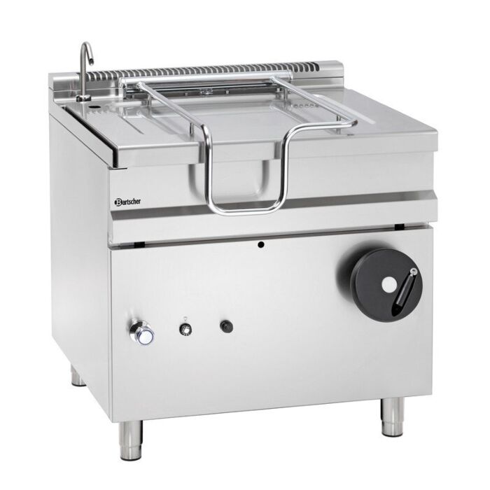 Bartscher Gas kantelbare braadpan, 80 liter, 90x90x90cm, 22kw