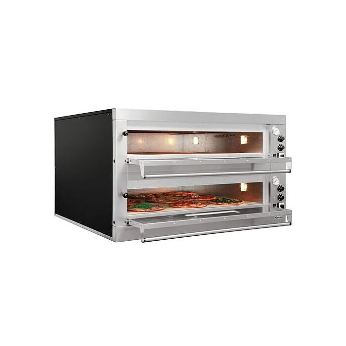 Pizza Oven Bartscher, 18x33cm pizza, 131(b)x76(h) x127(d), 400V/24kW