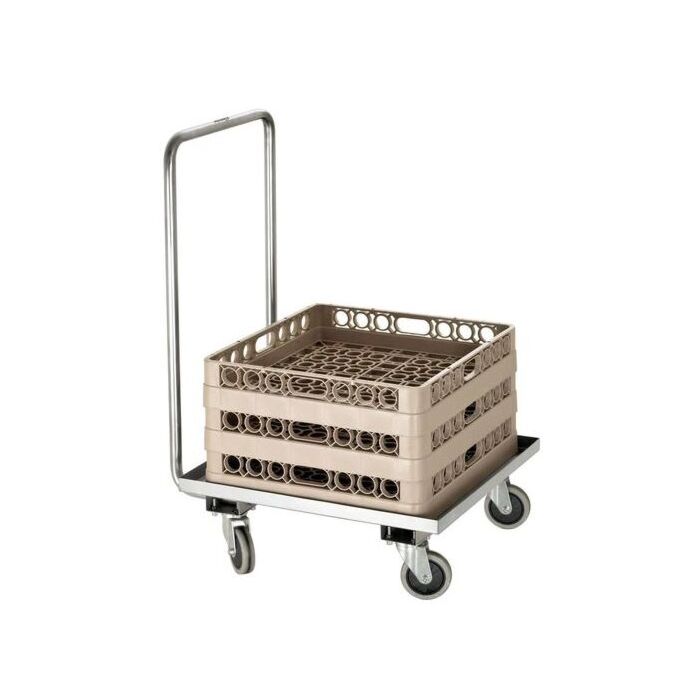 Transportwagen Bartscher, CNS, voor servieskorven, 51,5(b)x92,5(h)x64(d)cm, max 120kg