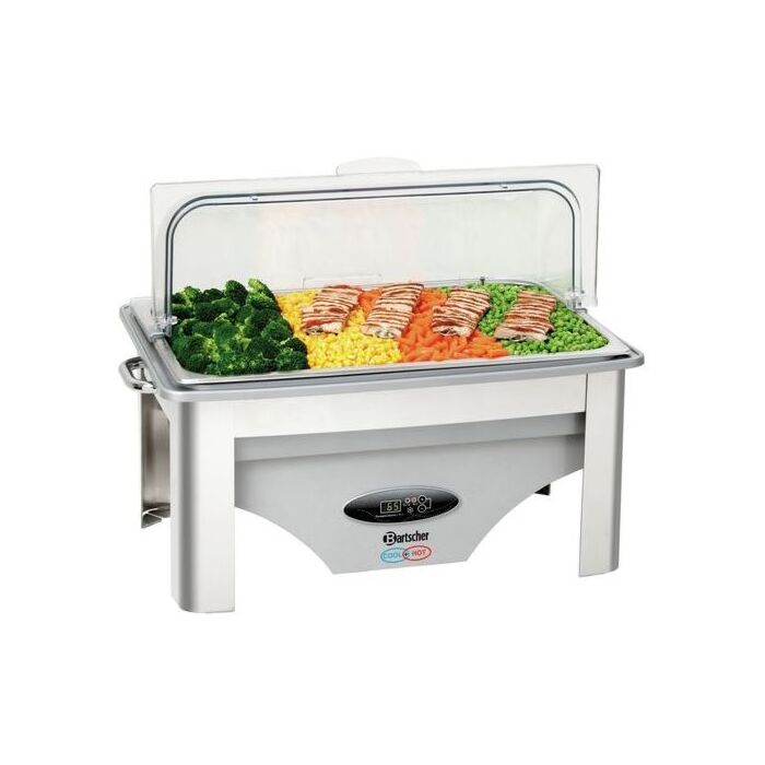 Chafing Dish Bartscher, plaatstaal, 1/1GN, 61(b)x45(h)x36(d)cm, Cool+Hot