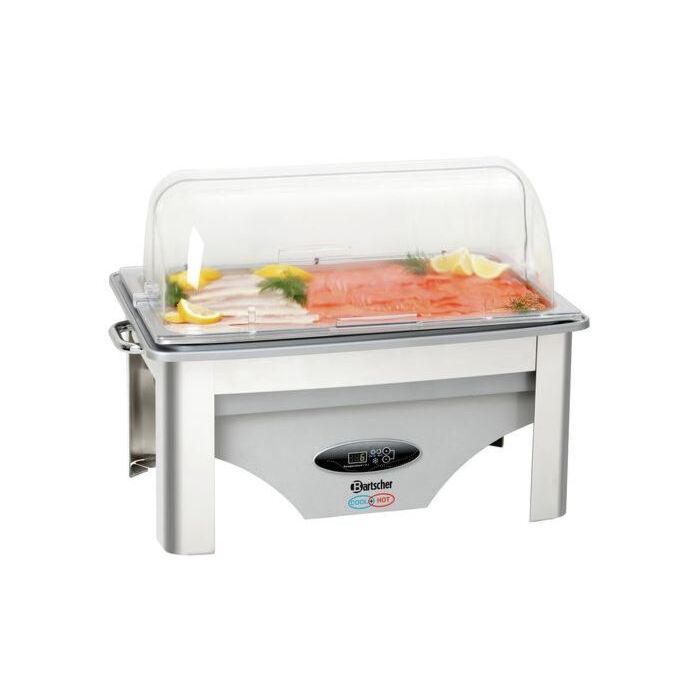 Chafing Dish Bartscher, plaatstaal, 1/1GN, 61(b)x45(h)x36(d)cm, Cool+Hot