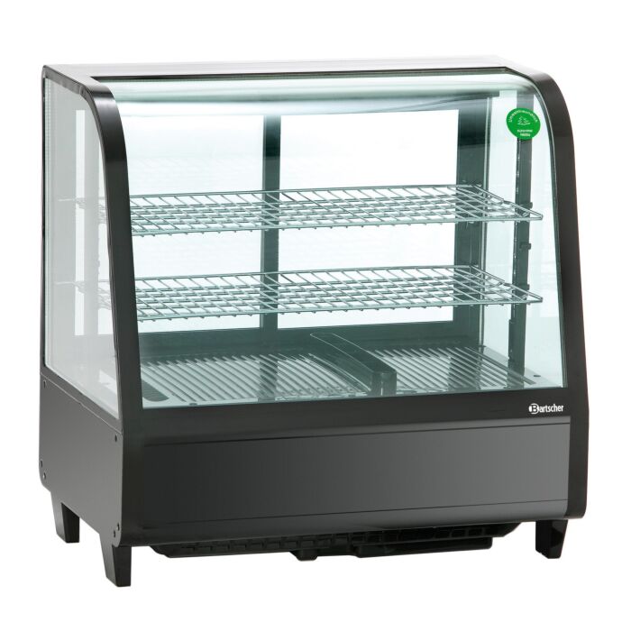 Koelvitrine Bartscher, 2 roosters, schuifdeuren, 100L, 69(b)x68(h)x56(d), 230V/160W