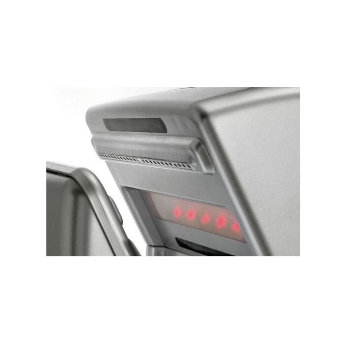 Handdroger Bartscher, kunststof zilvergrijs, automatisch, 29,5(b)x65(h)x24(d)cm, 230V/1,8kW