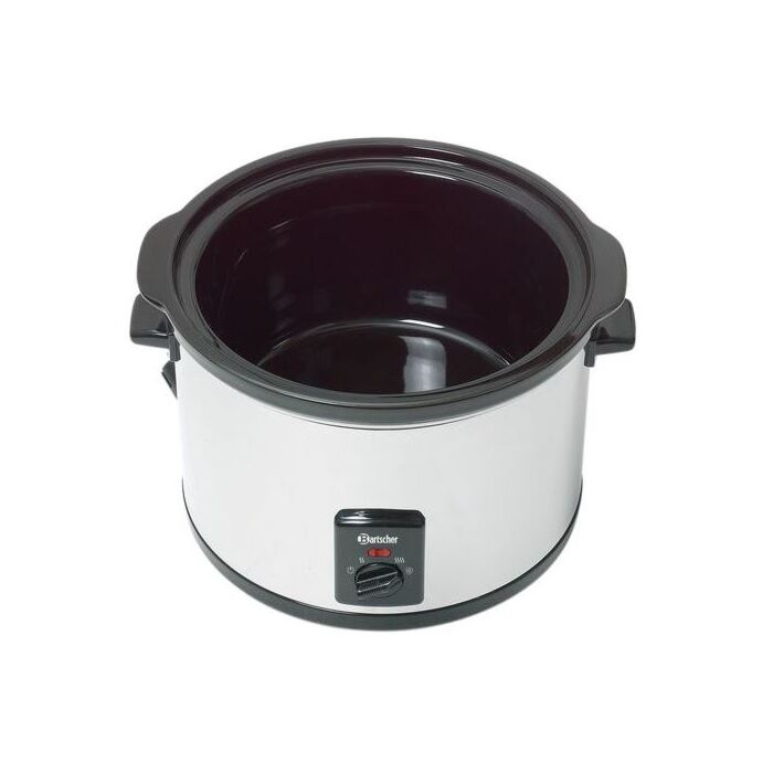 Slowcooker Bartscher, 5,5L, 230V/0,28kW, rond, ceramieken inzetpan