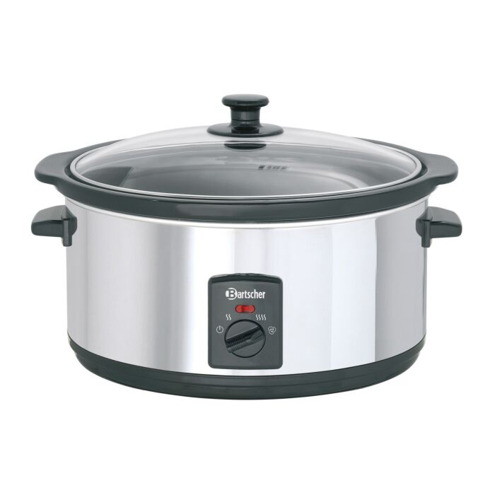 Slowcooker Bartscher, 6,5L, 230V/0,32kW, ovaal, ceramieken inzetpan