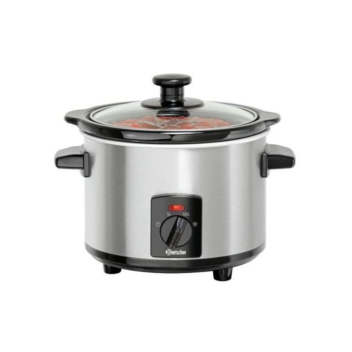 Slowcooker Bartscher, 1,5L, 230V/0,105kW, mini, ceramieken inzetpan 