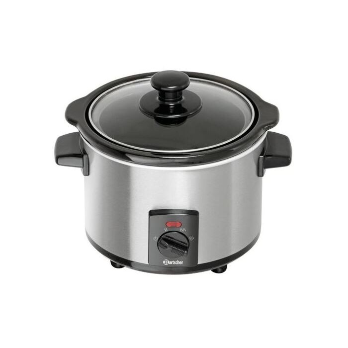 Slowcooker Bartscher, 1,5L, 230V/0,105kW, mini, ceramieken inzetpan 