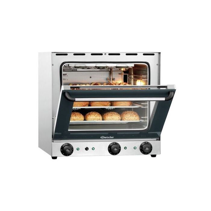 Heteluchtoven Bartscher, vochtinjectie, 4 x 438x315(mm), 60(b)x57(h)x62(d), 230V/2670W