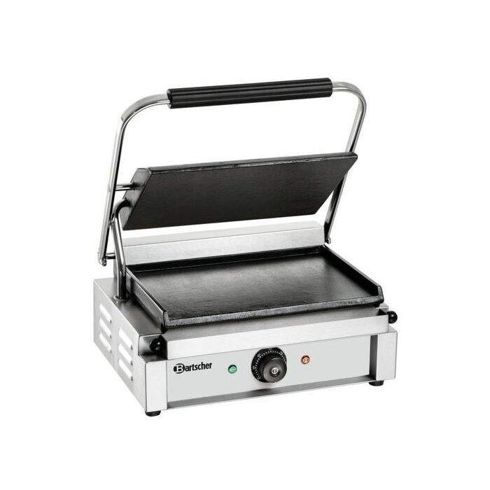 Contactgrill Bartscher, enkel , glad/glad,   41(b)x20(h)x37(d), 230V/2200W