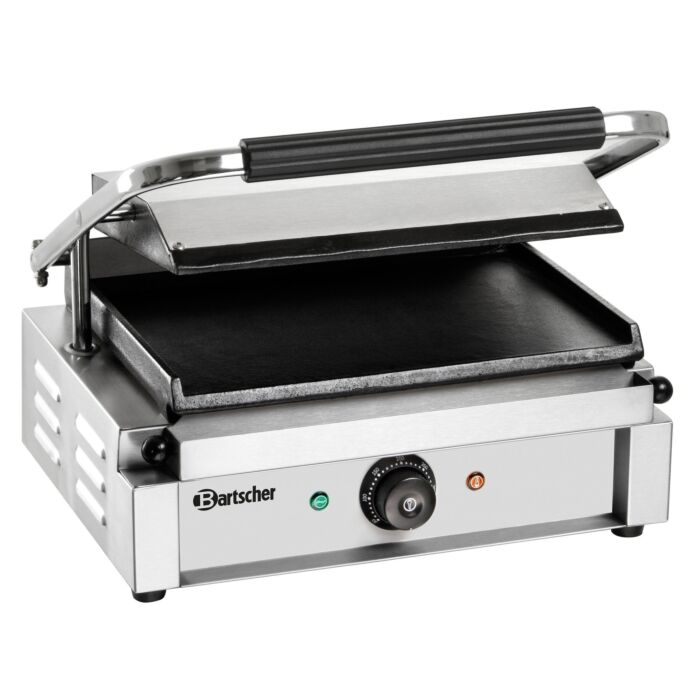 Contactgrill Bartscher, enkel , glad/glad,   41(b)x20(h)x37(d), 230V/2200W