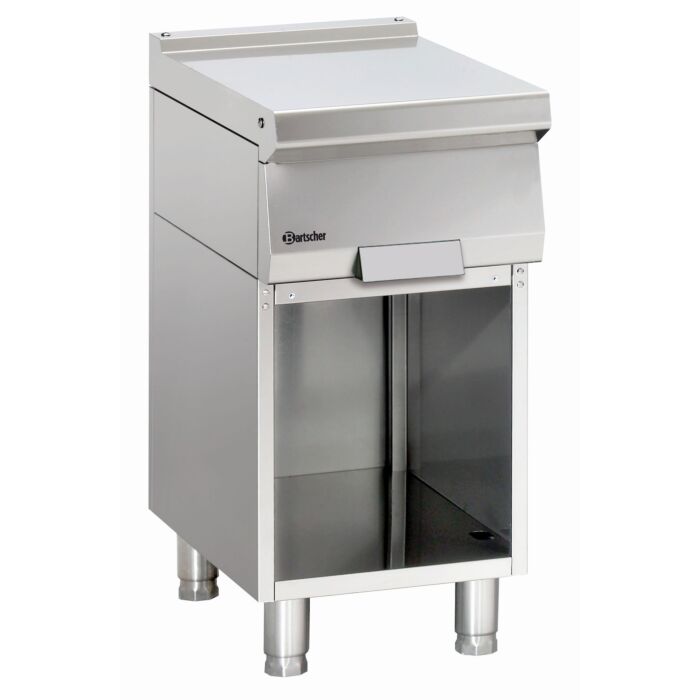 Werkelement Bartscher, RVS, 1 lade, open onderbouw,  40(b)x85(h)x70(d)