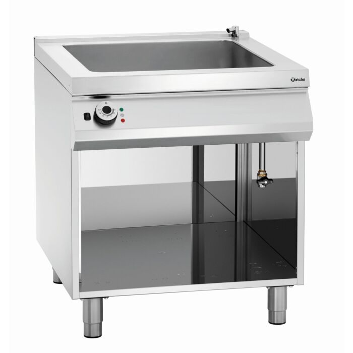 Bain Marie Bartscher, 2x1/1GN + 2x1/3GN, 150mm diep, 400V/7000W, met wateraanvoer en afvoer               