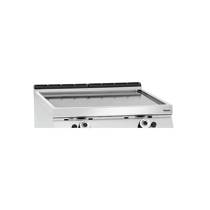 Grillplaat Bartscher, gas, glad, open onderstel, 80(b)x95(h)x90(d), 18kW