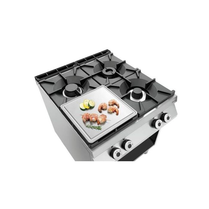 Braad en voorkookplaat, glad