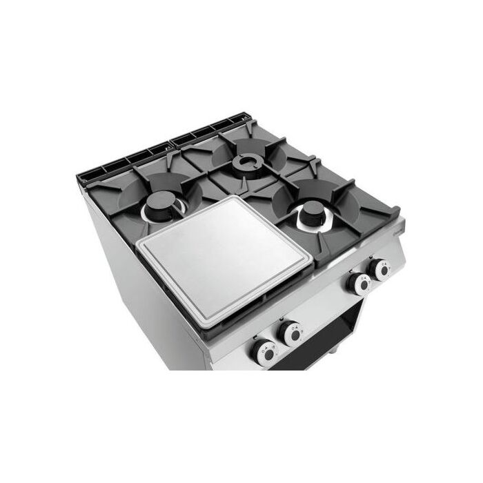 Braad en voorkookplaat, glad