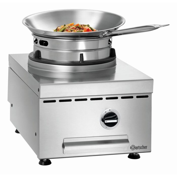Wok-tafelplaat Bartscher, gas, 40(b)x41,5(h)x60(d)cm, 11,5kW